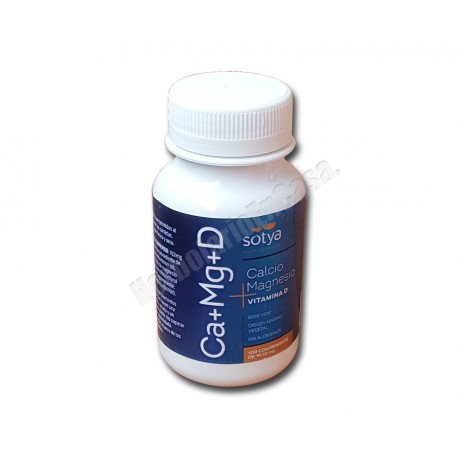 Calcio y magnesio de origen marino vegetal + vitamina D, 100 comprimidos. Sotya