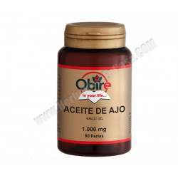 Aceite de ajo (allium sativum) -1000mg - 60 perlas. Obire