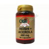 REISHI + ACEROLA 400mg. 90 capsulas. Vitamina C natural