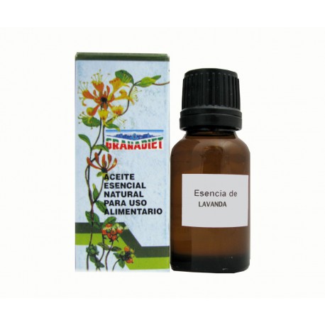 Lavanda - Aceite esencial natural 17ml. Apto para uso alimentario