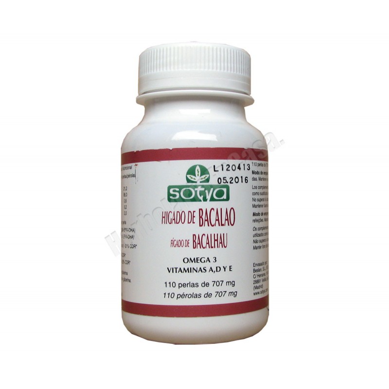 Aceite Hígado Bacalao 40 Mg - 60 Cápsula