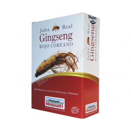 Jalea Real y Ginseng Rojo Coreano 20 ampollas - Granadiet