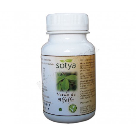 Alfalfa 100 comprimidos de 700mg - Sotya