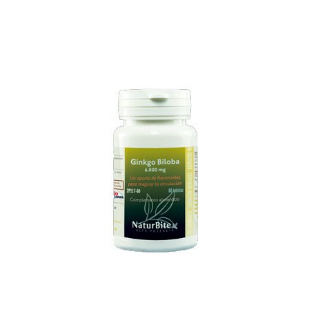 Ginkgo biloba 6.000mg 60 comprimidos - Naturbite