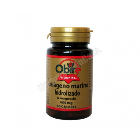 Colágeno marino hidrolizado + magnesio, Vit C, B6, B9 y B12 - Obire