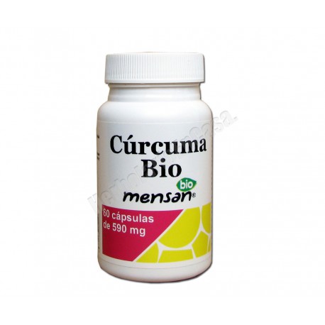 Curcuma Bio 60 cápsulas vegetales de 590mg - Mensan
