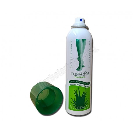 Desodorante de pies antitranspirante con Aloe Vera. Peremarve
