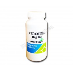 Vitamina B15 Bio 60 cápsulas vegetales de 815mg. Mensan
