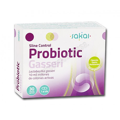 Probiotic Gasseri Sline Control 30 càpsulas vegetales gastroresistentes. Sakai