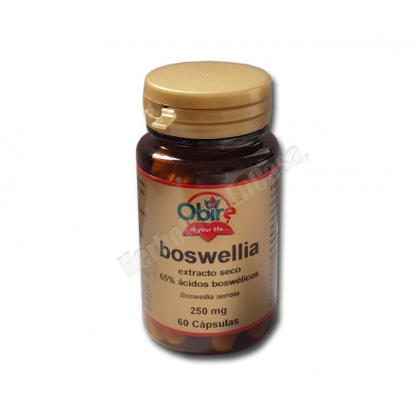 Boswellia extracto seco 65% ácidos boswélicos 60 càpsulas. Obire